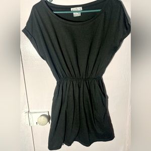 Black Short Sleeved Dress